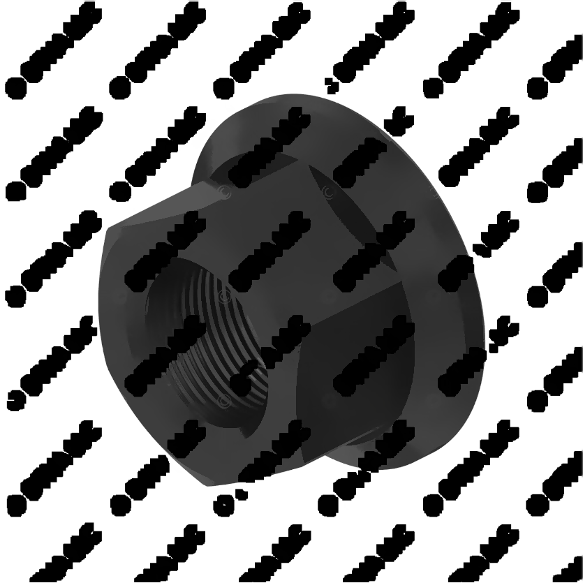 OKA WNM2227TIXY NUT-FLANGE,M22-1.5,1.06,33MM