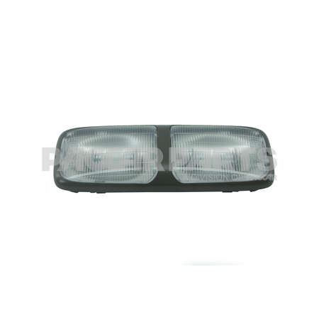 P54-1051-2 LIGHT-DUAL DOME SLTGRY