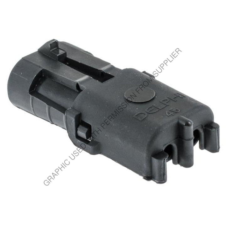 PAC 12010973 B CONNECTOR-MALE,2 CAV,WEATHER PACK