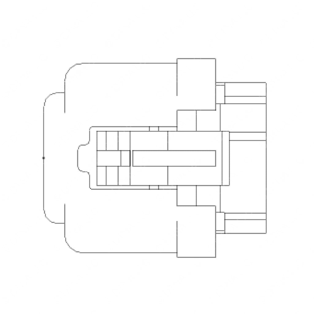 PAC 12191067 PLUG-16CAV,MICP100W,2X8,GY