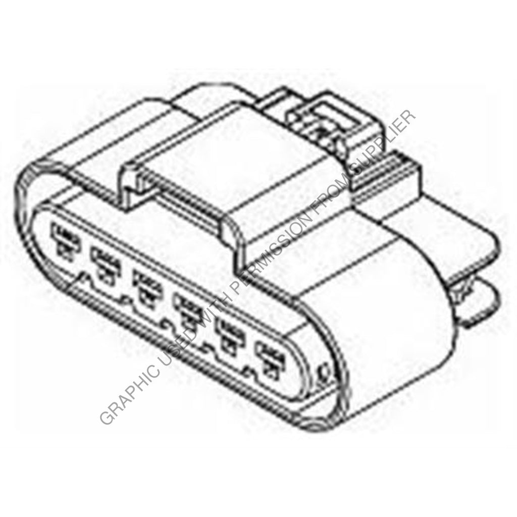 PAC 15326635 B PLUG-6CAV GT280S BLK