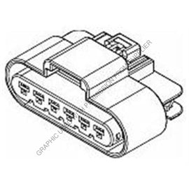 PAC 15326635 B PLUG-6CAV GT280S BLK
