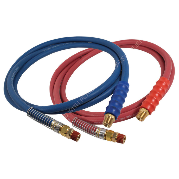 PHM 1181150 PAIR, RUB AIR HOSE 3/8 RRBB 15IN
