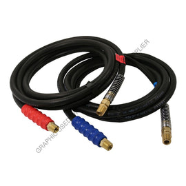 PHM 11 8113 RUBBER AIR HOSE, 3/8IN., 12FT BLACK GRIP
