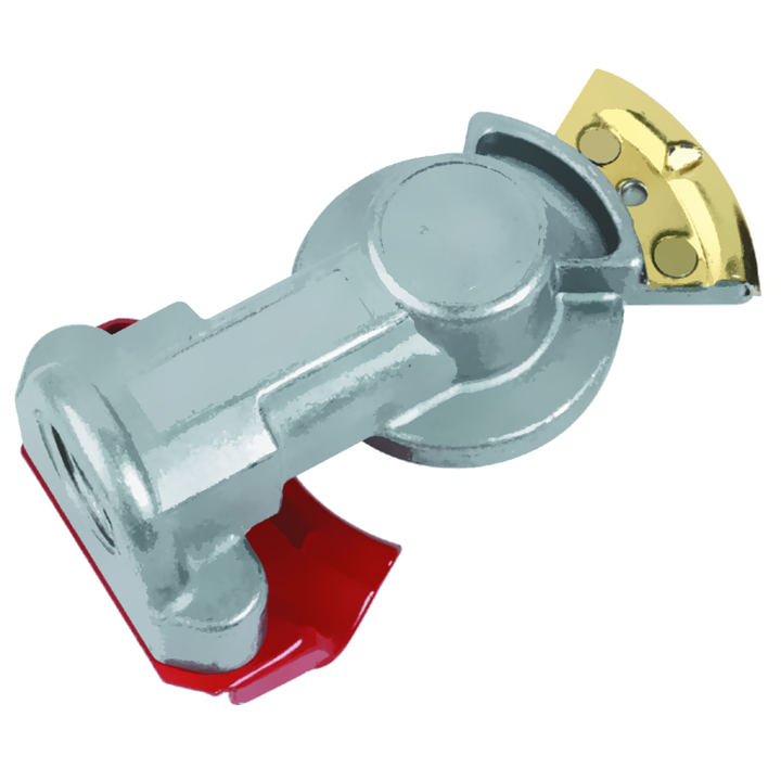 PHM 12 0081 GLAD HANDLE, RED, 1/2" FEMALE THREAD