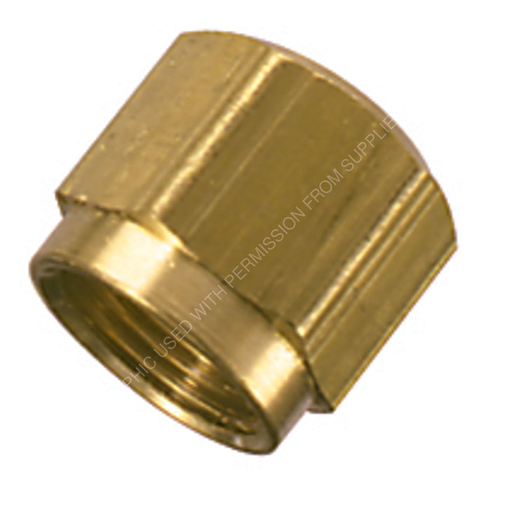 PHM 12 8704 FTG BRASS NUT 1/4
