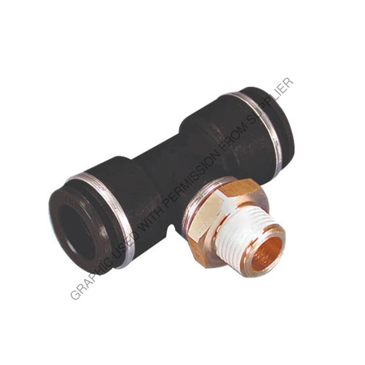 PHM 12 97664 QWIK-FIT-M BRNCH T,3/8IN TUBE-1/4IN PIP