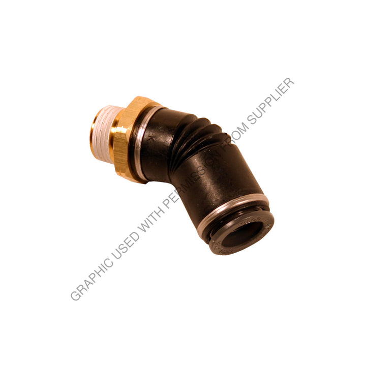 PHM 12 98086 QWIK-FIT-45 M EL, 1/2IN TUBE-3/8IN PIPE