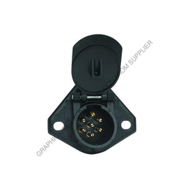 PHM 16 7242 STA-DRY SOCKET,7 WAY 2 HOLE BULLET SOLID