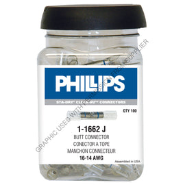 PHM 1 1662J S-D CRIMP&SEAL CLEAR-VU 16-14 GA 100/JAR