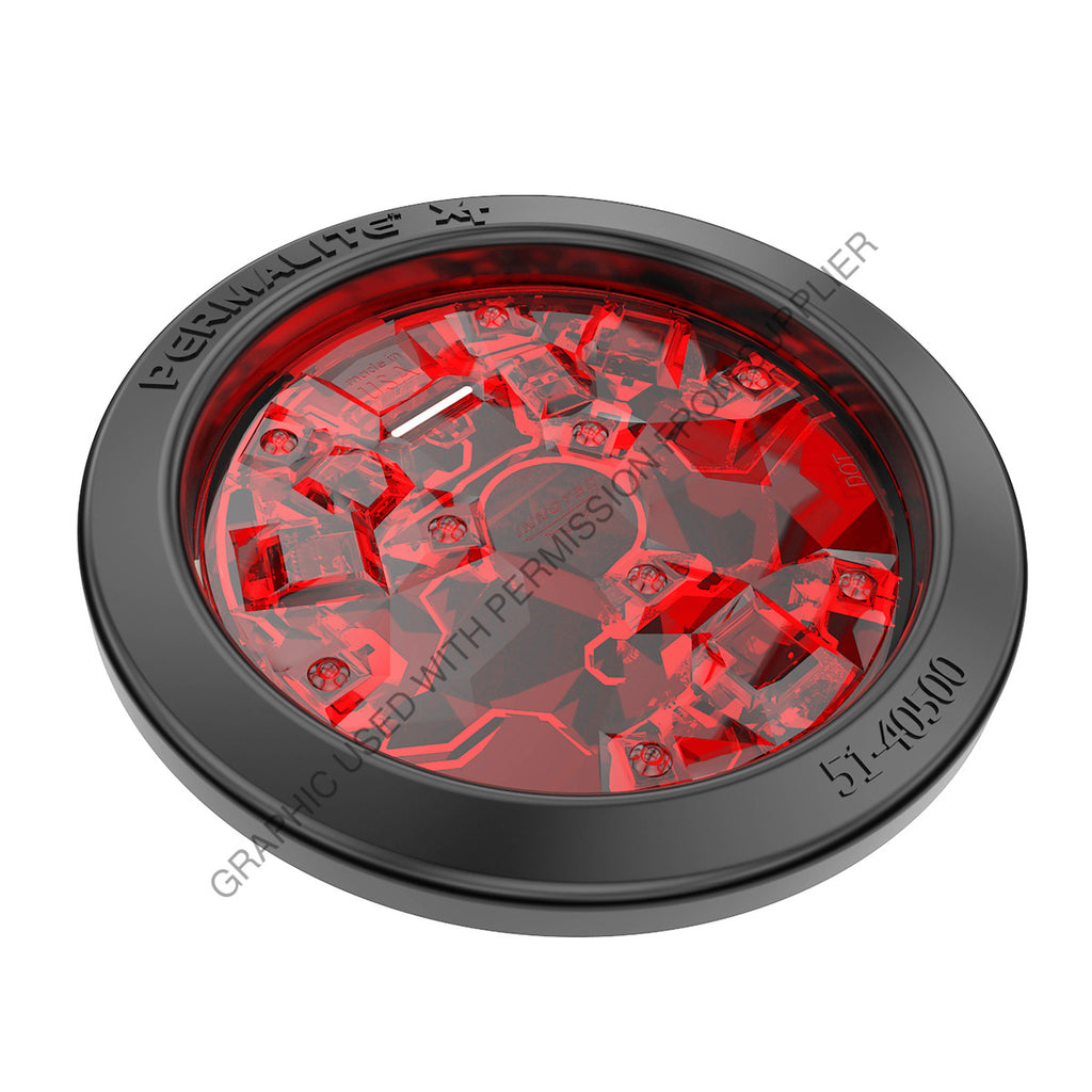 PHM 51 40212 LIGHT-4IN RED, S/T/T-NON FLANGED