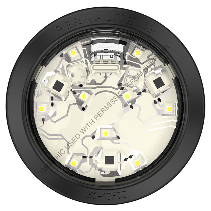 PHM 51 40811 BACK UP LAMP-4 IN CLEAR GROMMET MOUNT
