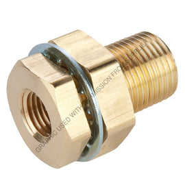 PH  207ACBH8 FITTING-CONNECTOR, NICKEL PLATED BRASS