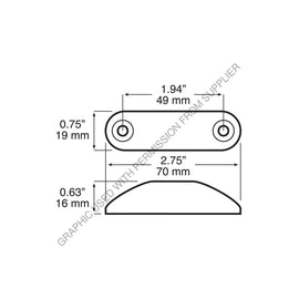PMG 168A LIGHT - LED CLEARANCE AMBER