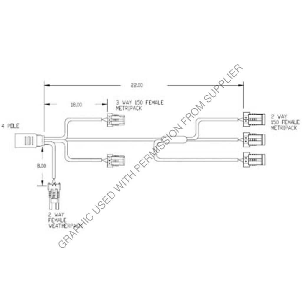 PNL 00313619 HARN WIRE RR FRAME F