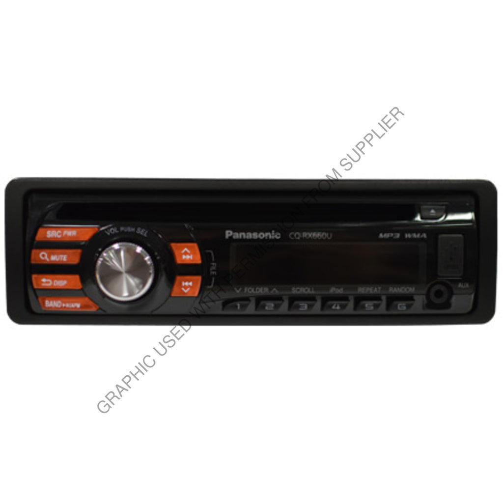 PSO CQRX660U ISO RADIO, CD/MP3/WMA FRONT AUX, PANDORA USB