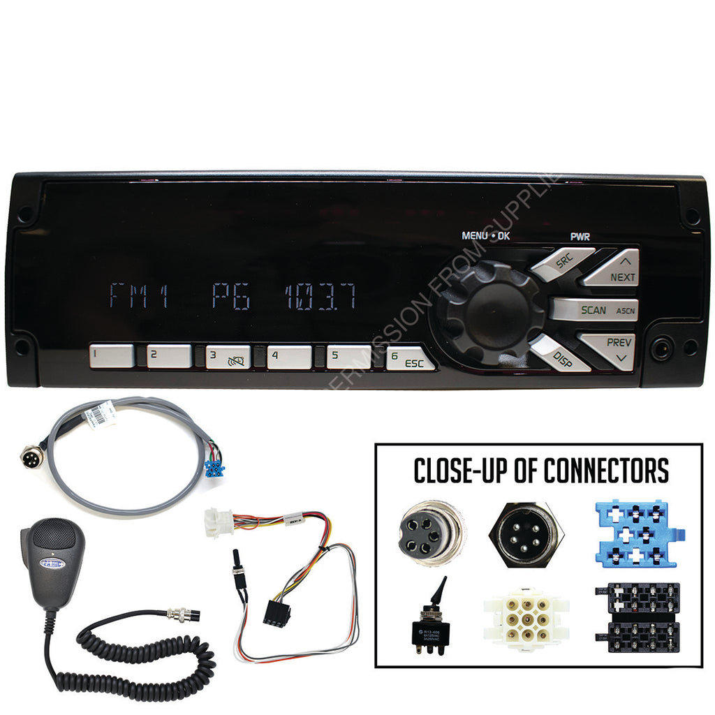 PSO PP105600 RADIO, AM/FM/WB/PA, DEA500, ICBUS