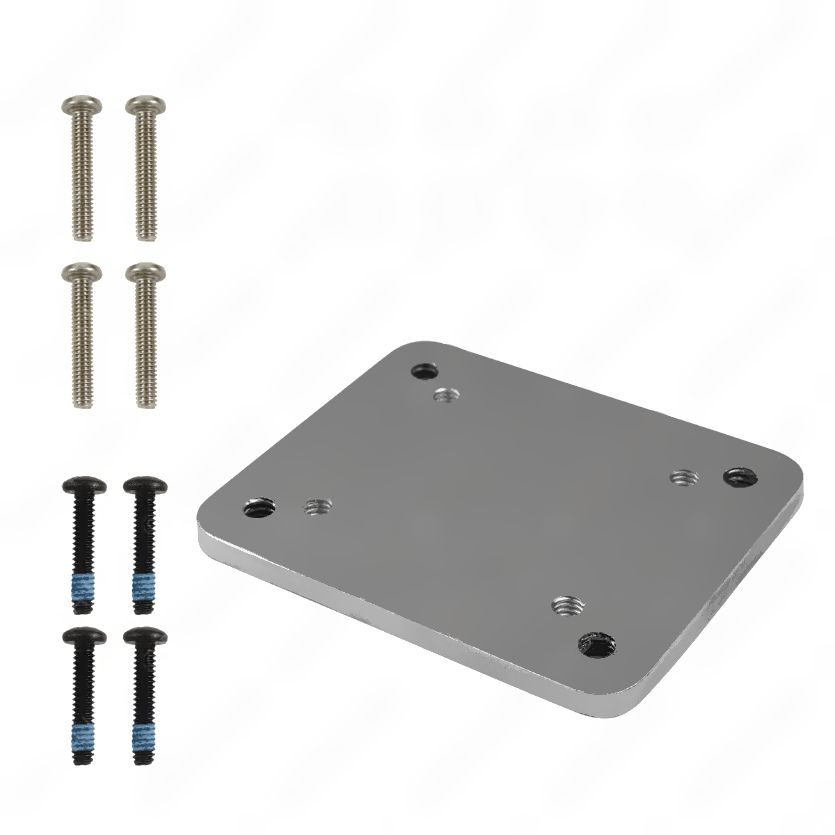 PSO RAM202 225B2U PLATE -RAM 2.10" X 2.60" W/HARDWARE BACK