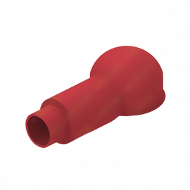 QKC 5737R BOOT-RING TERM,RED,5
