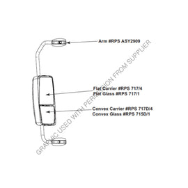 RPS ASY2909 PASSENGER SIDE ARM ASM