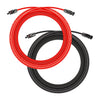 RS-100102 10 Gauge Solar Panel Extension Cable with Male and Female Solar Connector Ends (100 Feet Red & Black (Set))