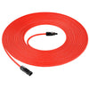 RS-15102 10 Gauge Solar Panel Extension Cable with Male and Female Solar Connector Ends (15 Feet Red & Black (Set))