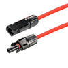 RS-50102 10 Gauge Solar Panel Extension Cable with Male and Female Solar Connector Ends (50 Feet Red & Black (Set))