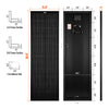 RS-M100SL MEGA 100 SLIM | 100 Watt Slim Solar Panel