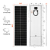 RS-M100SL MEGA 100 SLIM | 100 Watt Slim Solar Panel