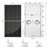RS-M250P MEGA 250 PRO | 250 Watt 24 Volt Solar Panel
