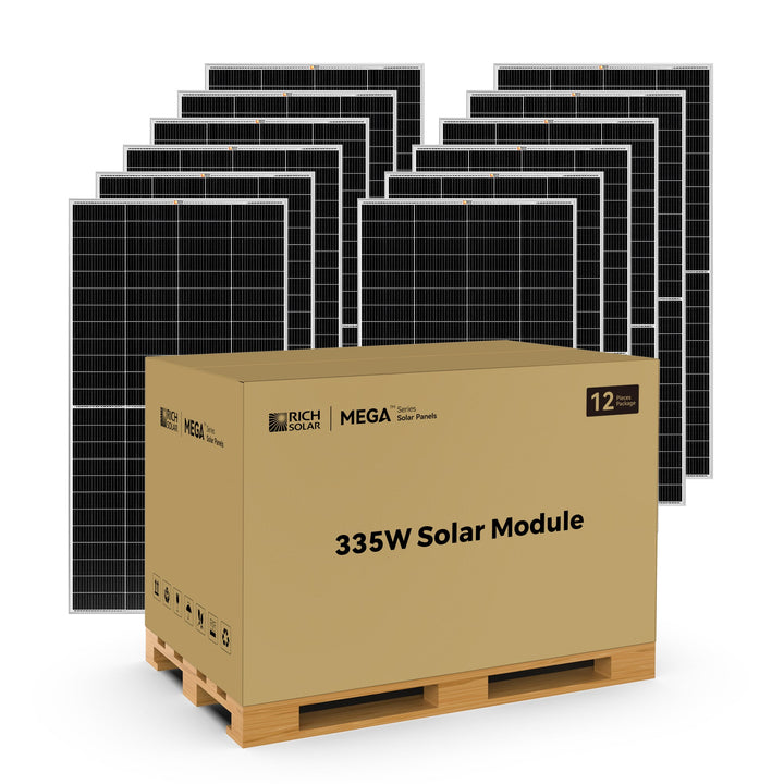 RS-M335-12 MEGA 335 - 12 (335 watt solar panels) (12 Panels)