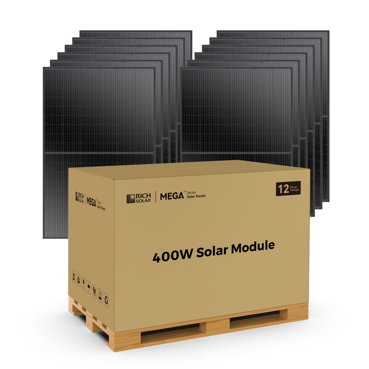 RS-M400-12 MEGA 400 - 12 (400 watt solar panels) (12 Solar Panels)