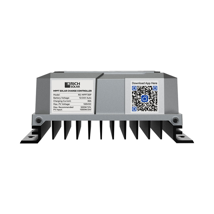 RS-PWM30WP BRAVO Waterproof 30 | 30 Amp Waterproof PWM Solar Charge Controller