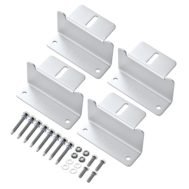 RS-ZB4C Z-Brackets Mounting Hardware Z-Brackets with Screws (3/4")