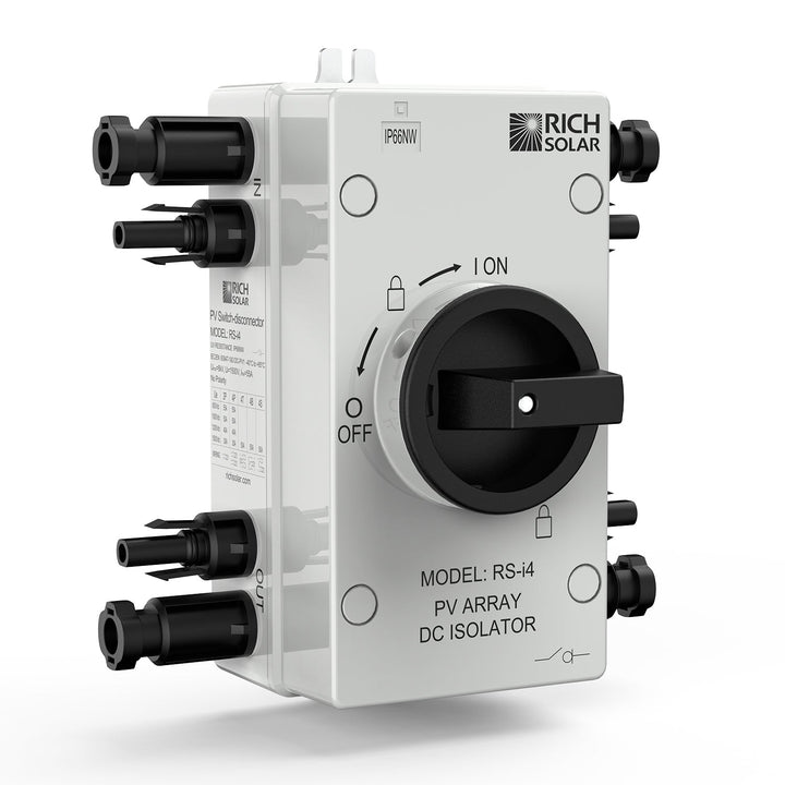 RS-i4 Solar PV DC Quick Disconnect Switch