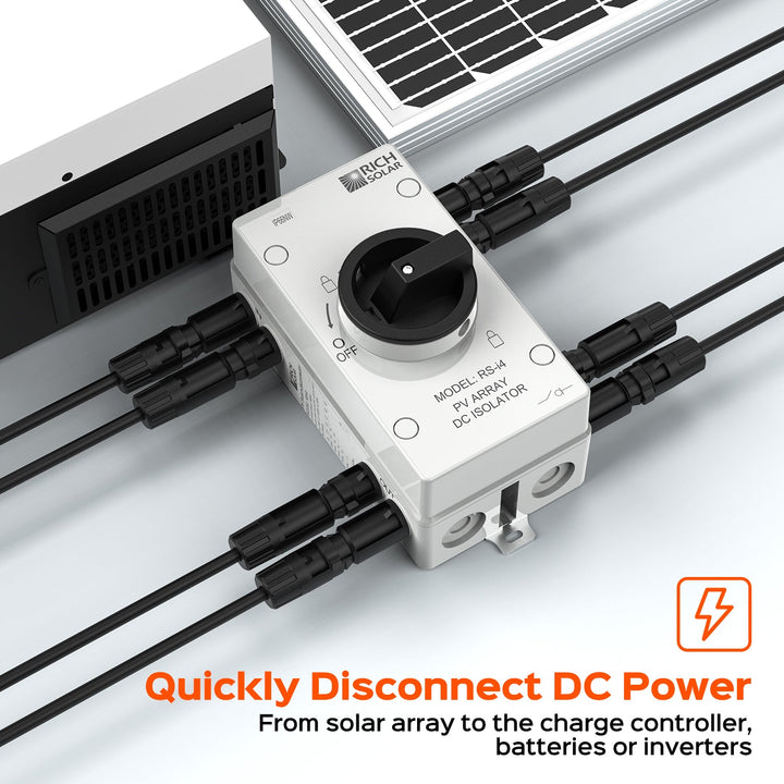 RS-i4 Solar PV DC Quick Disconnect Switch