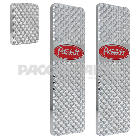RWP235-4-P Pedal Set Rsed Diamond Cut Pb Logo 94