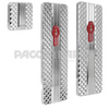 RWP235-5-KW Pedal Set Rsed Diamond Cut Kw Logo 9406