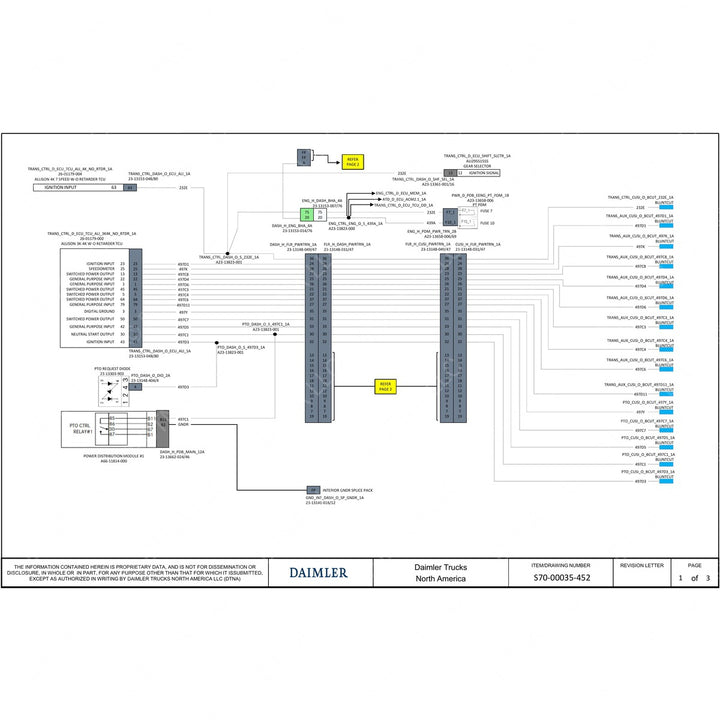 S70-00035-452 HARN,FLOOR,WS47,10/OBD16/GHG17
