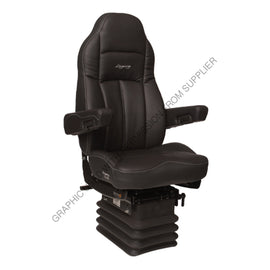 SET 188543FW631 SEAT-LEGACY SILVER HB DSSW BLK TUFF-CLTH