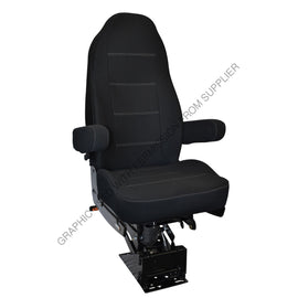 SET 189801VA601 SEAT-HERITAGE SILVER BLK VINYL
