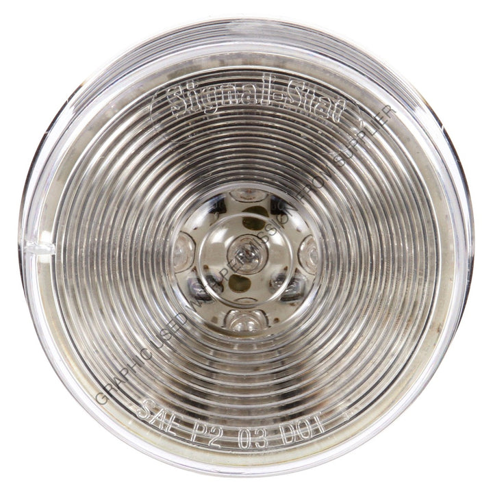 SIG 1051 LAMP,M/C RED LED,2.5IN,CLR LENS