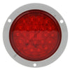SIG 4053 LED SS S/T/T 4IN RND LAMP W/INT FLNG,RED