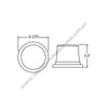 SIG 6600A 4W LO DOME STROBE AM