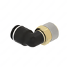 SMC KV2L13 37SB ELB-90, 1/2NYL X 1/2MPT,BLACK