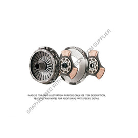 SP  104100 2 CLUTCH 1.75IN 10 SPLINE 365MM 1 PLT M2