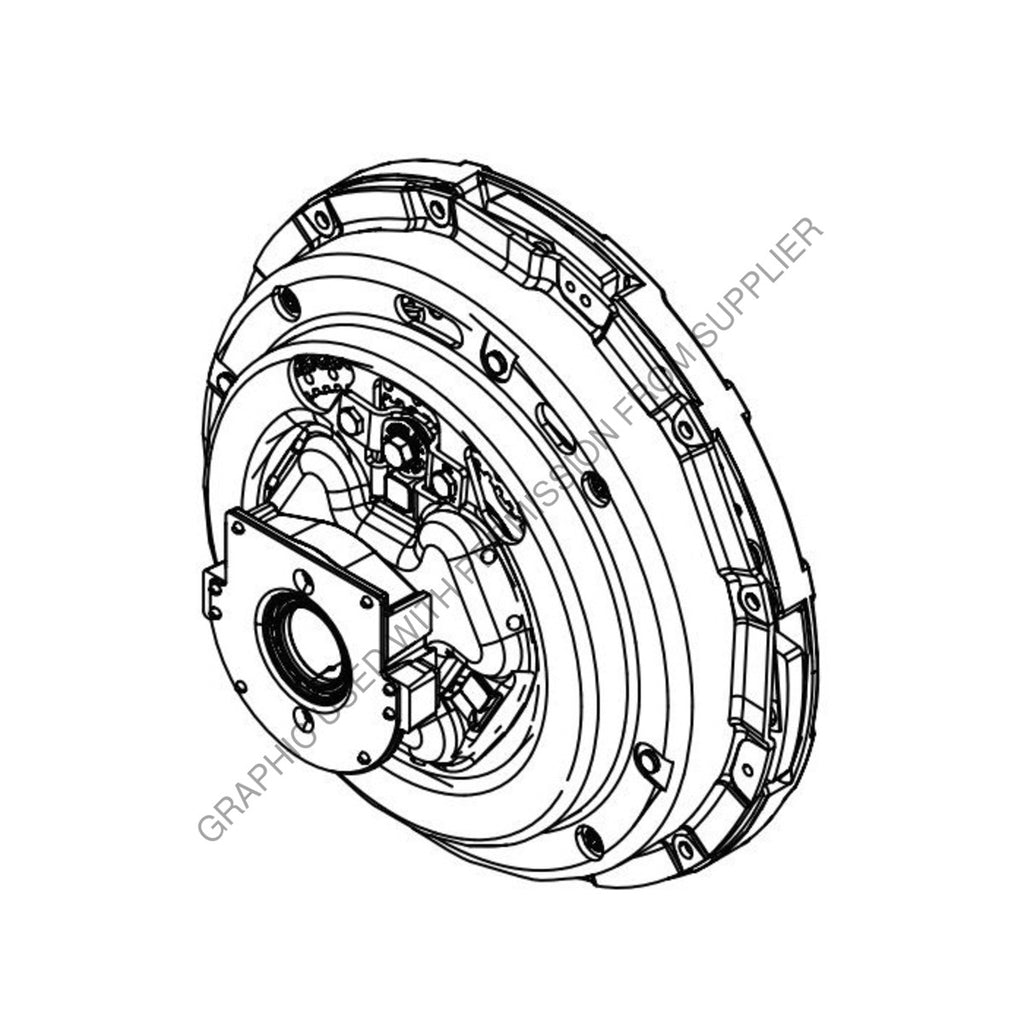 SP  107342 12 CLUTCH 2IN 10 SPL 14IN 860LB/FT SAS