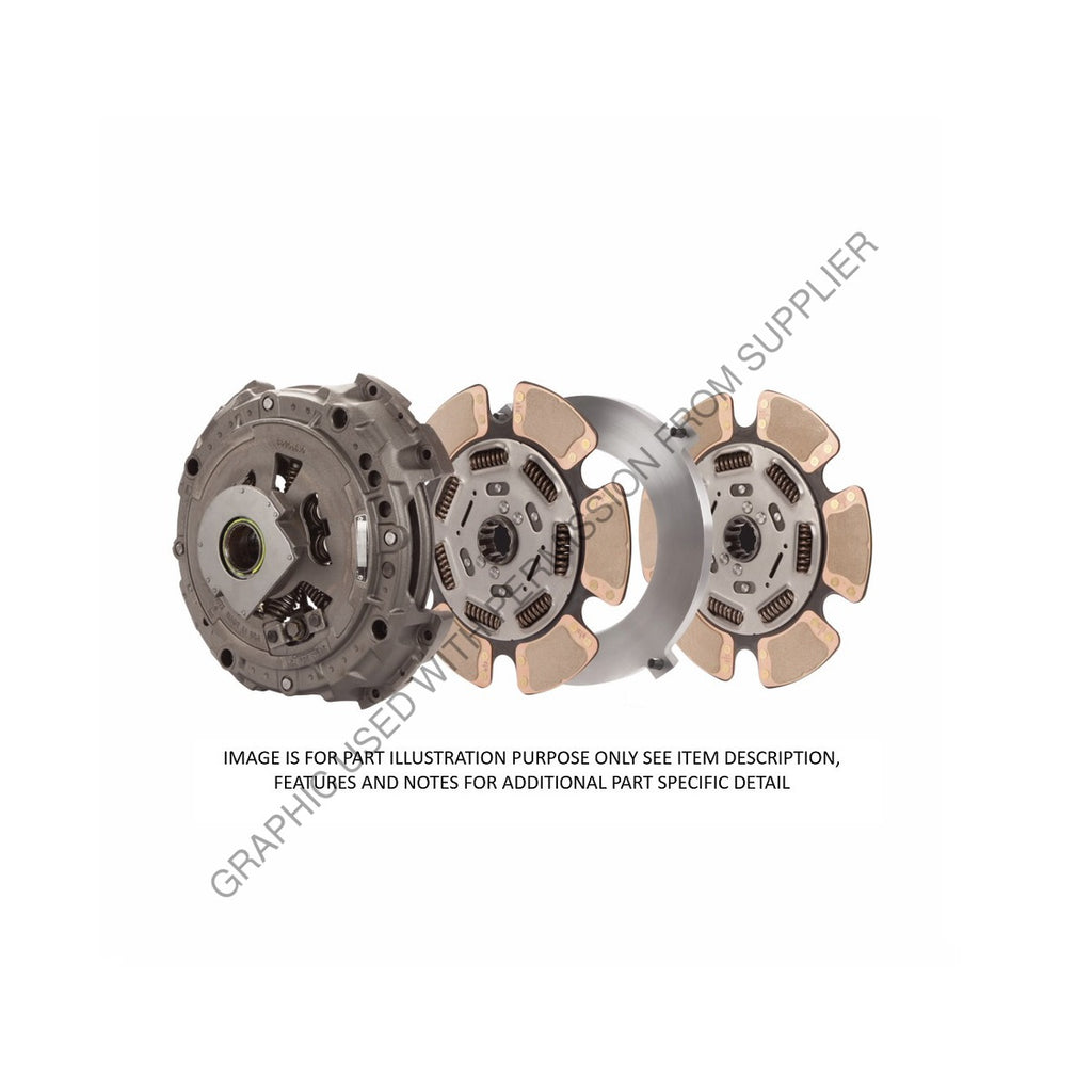 SP  108391 74MO CLUTCH, 2IN 10SPL EP15.5IN 1650FTLB REMN