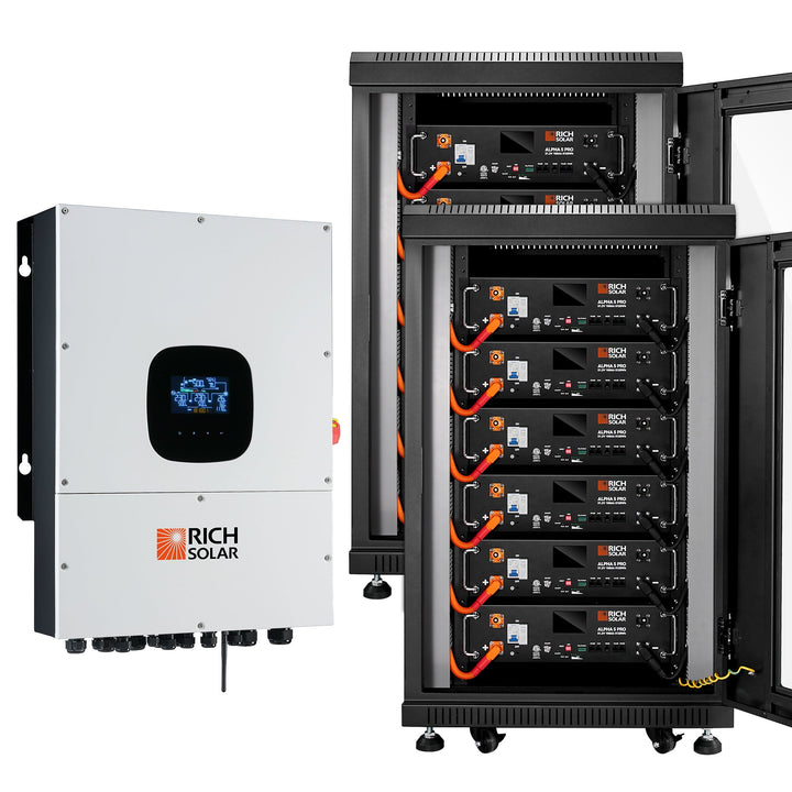SRx12-H12Kx1-NO NOVA 12K PV Hybrid Inverter Solar Kit | 61.44kWH Server Lithium Battery [KIT-SR0002]