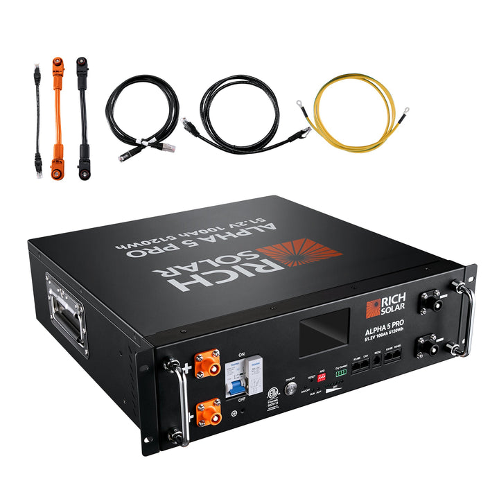 SRx3-H6548x1-M410x16 Complete Off-Grid Solar Kit RS-H6548 | 8000W PV Input 48V 120VAC Output + 6560(16x410) Watt Solar PV [KIT-SR0001]